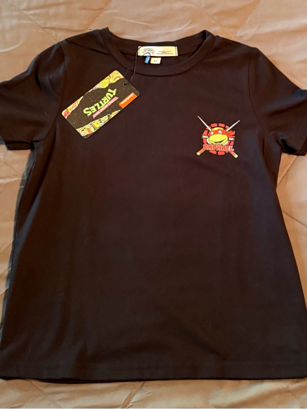 Little Boys Ninja Turtles Raphael T-Shirt, Size 6 Years *NWT*